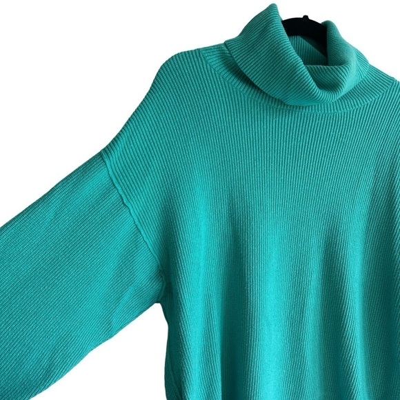 Free People Softly Structured Tunic Sweater in Oasis Blue, Size S - Picture 4 of 8